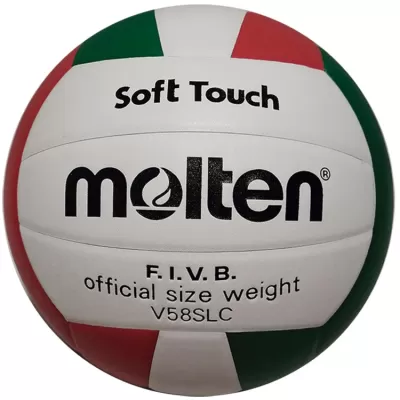 Balón voleibol Molten blanco-rojo-verde