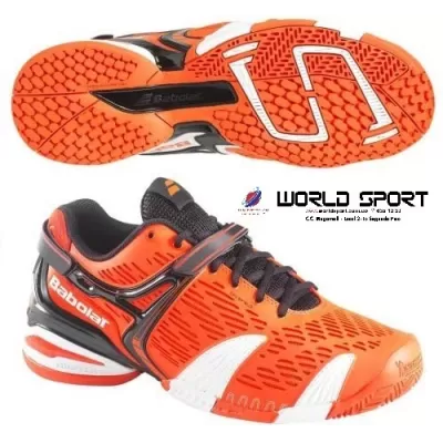 Tenis Babolat - Naranja- Blanco