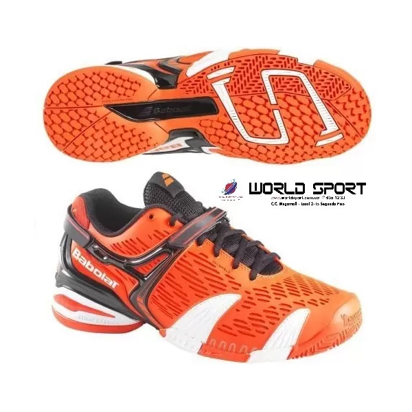 TENIS BABOLAT NARANJA-BLANCO