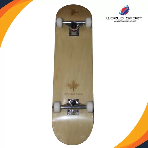 Patineta Sport Runner madera Canadiense rueda blanca