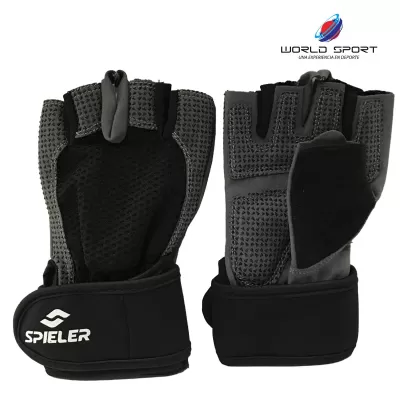 Guantes Gimnasio Spieler gris clásico