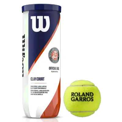 Tarro de pelotas de tenis Wilson Roland Garros